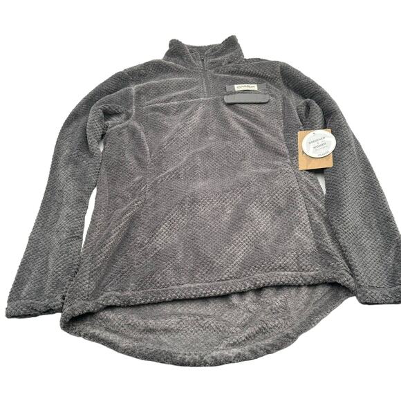 NEW Magellan SMALL Gray Outdoors Willow Creek 1/4 Zip Pullover Fleece Sweater - Picture 6 of 12